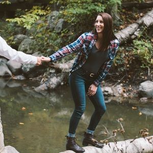 Lucky Brand Plaid Button Up